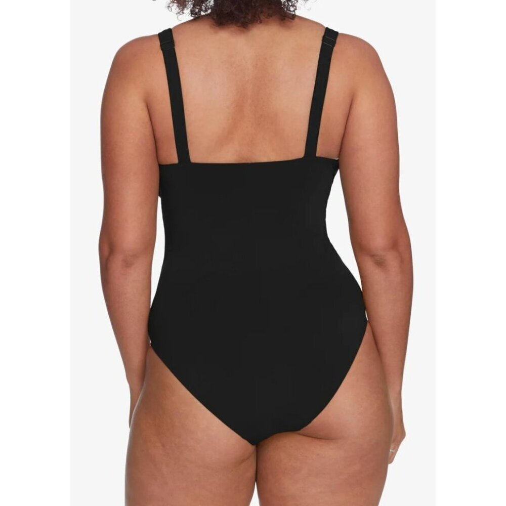 Robin Piccone Ava Knotted One Piece Swimsuit, Size 4 NWT - Picture 4 of 4